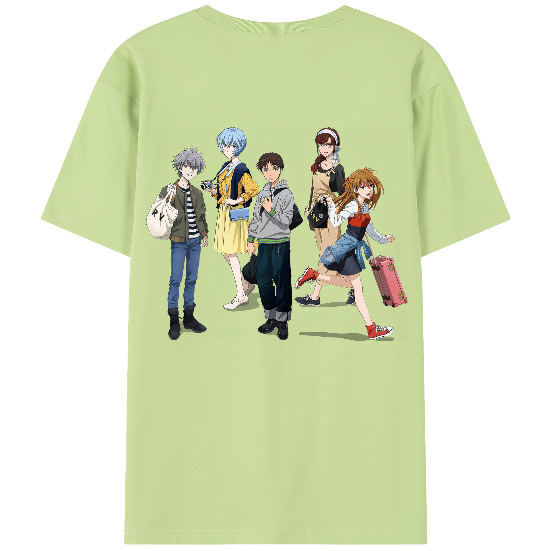 （画像用） EVA 新世紀エヴァンゲリオン 綿100％半袖Tシャツ（背面プリント）